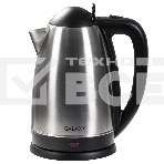 Чайник электрический Galaxy GL 0321, серый, металл, 2000 Вт, 2,5 л, корпус из нержавеющей стали AISI 304, скрытый нагревательный элемент из нержавеющей стали AISI 304, индикатор работы, фото2