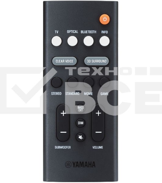 Саундбар Yamaha SR-B20A 2.0 60Вт+60Вт черный