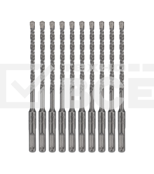 Бур по бетону 6x160x100 мм SDS PLUS (10 шт.) Kranz
