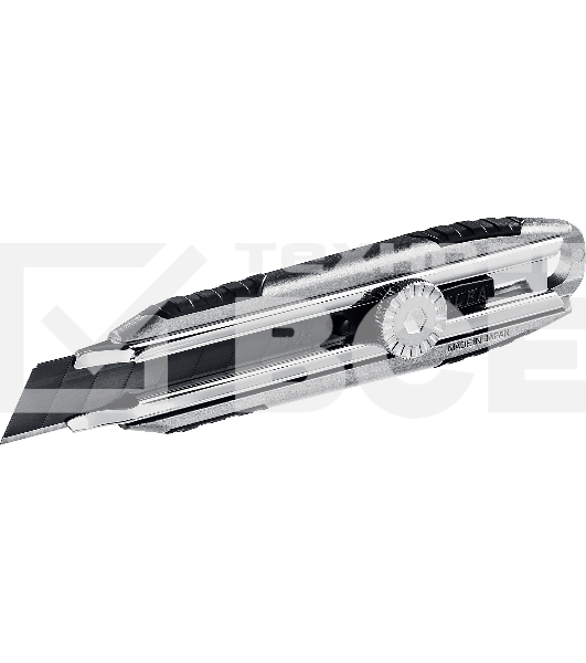 Нож OLFA OL-MXP-L X-design, цельная алюминиевая рукоятка, винтовой фиксатор, 18 мм