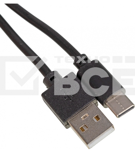 Кабель USB (m)-USB Type-C (m) 2м черный