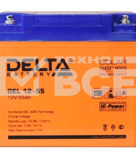 Батарея для ИБП Delta GEL 12-55