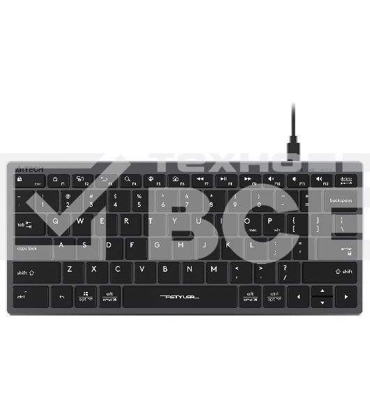 Клавиатура A4Tech Fstyler FX51 проводная, USB, серый