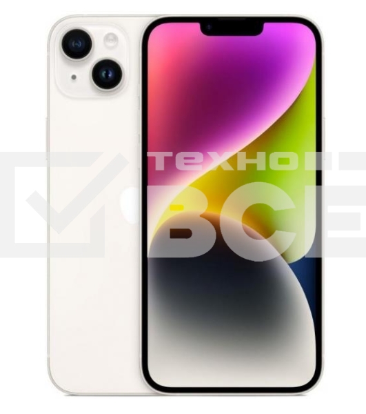 Смартфон Apple iPhone 14, 6/128Gb, белый