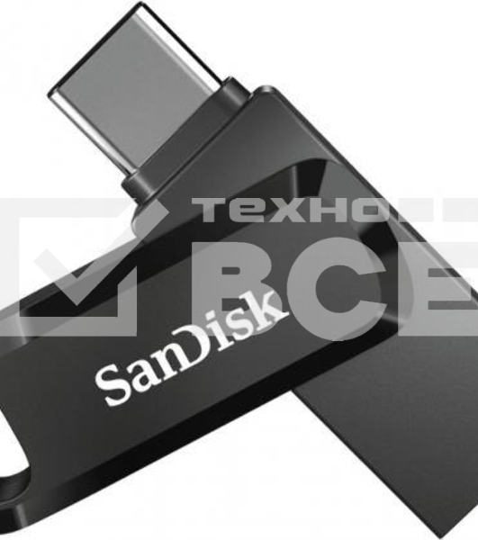 Флешка USB Sandisk 128Gb Ultra Dual Go SDDDC3-128G-G46 USB3.1 черный