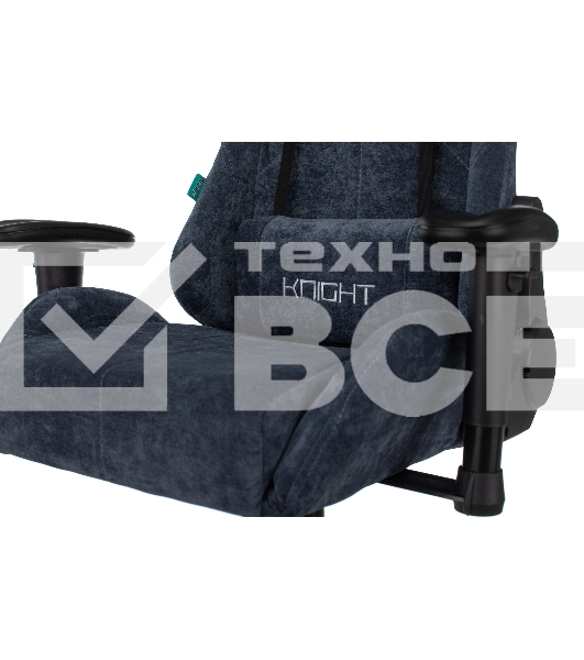 Кресло игровое Бюрократ VIKING KNIGHT LT27 FABRIC синий крестовина металл/пластик