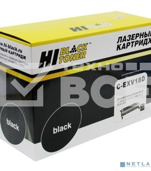 Драм-юнит Hi-Black C-EXV18D, 21000 стр., для Canon iR 1018/1020