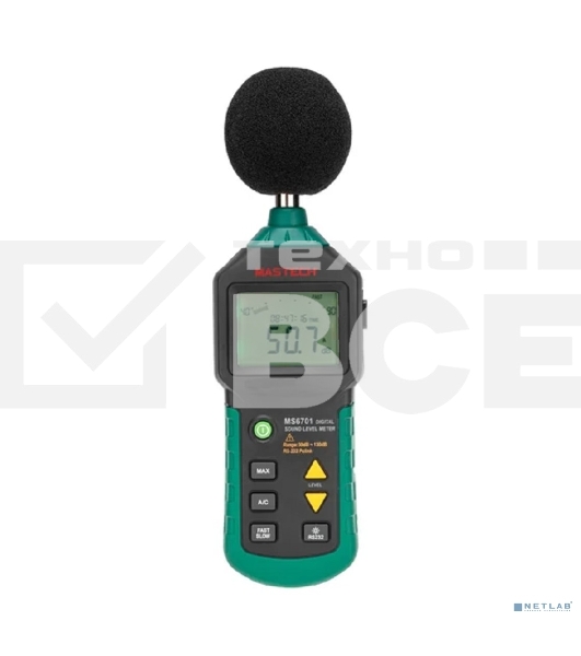 Цифровой измеритель уровня шума MS6701 MASTECH