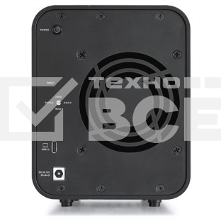 Сетевое хранилище TerraMaster D2-320 DAS tower/JBOD,RAID0,1/up to 2 SATA(3,5' or 2,5')/1xUSB3.1 Type-C gen2/1xPS/1YW