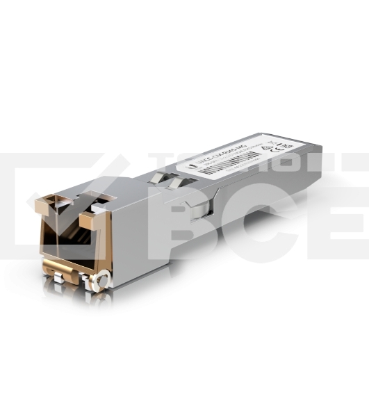Трансивер Ubiquiti UACC-CM-RJ45-MG, SFP+ to RJ45 transceiver module that supports 10G connections up to 100 m