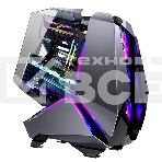 Корпус без блока питания JONSBO MOD-5, Full-Tower, TG, no fans, 2xUSB-A 3.0 + 1xUSB-C 3.2, ATX, mATX, mITX Gray, фото4