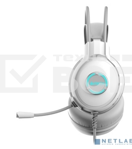 Наушники с микрофоном A4Tech Fstyler FH300U белый 2м накладные USB оголовье