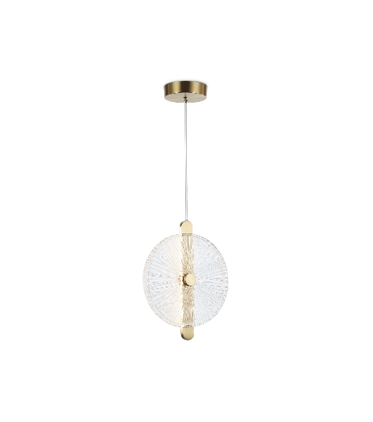 Светильник Ambrella light LH31147 BS/CL латунь/прозрачный 13W 3000K 280*60*350