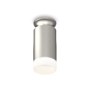 Светильник Ambrella Light XS6324081 SSL/MCH/FR серебро песок/хром матовый/белый матовый MR16 GU5.3 (N6904, C6324, N6248)