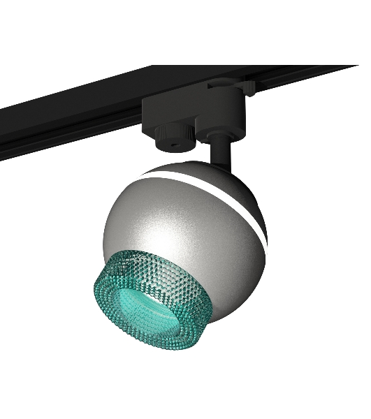 Светильник Ambrella light XT1103041 SSL/BL серебро песок/голубой MR16 GU5.3 LED 3W 4200K (A2521, C1103, N7194)