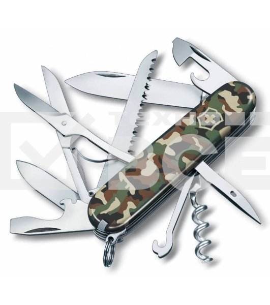 Нож перочинный Victorinox Huntsman (1.3713.94) 91мм 15функций камуфляж карт.коробка
