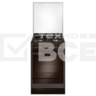 Плита газовая Gefest 5300-02 0047 коричневый, конфорок 4 газовых, духовка 52 л, 50 см x 85 см x 58.5 см