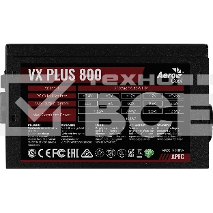 Блок питания Aerocool / Formula VX PLUS 800, 800DВт, 120мм, черный