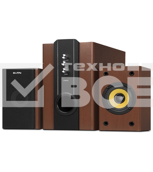 Колонки Sven SPS-820 2.1 коричневый 38Вт