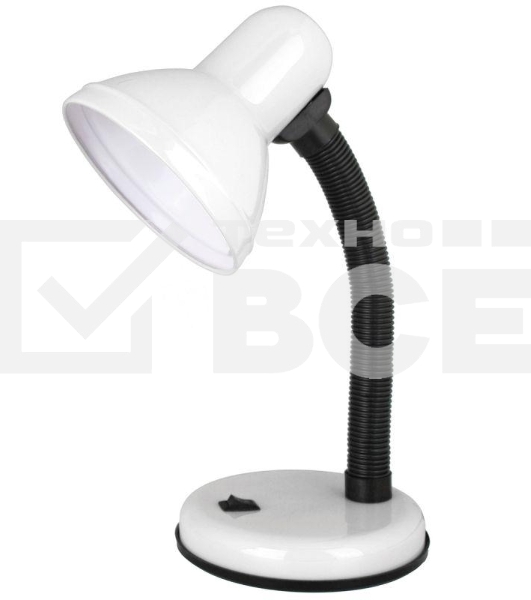 Светильник UF-301P С01 настол. 230В 60Вт бел. Ultraflash 12367