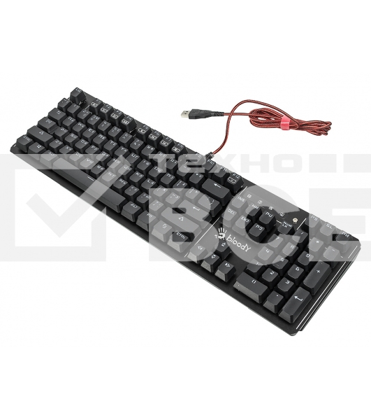 Клавиатура A4 B975 механическая черный USB Gamer LED (подставка для запястий)