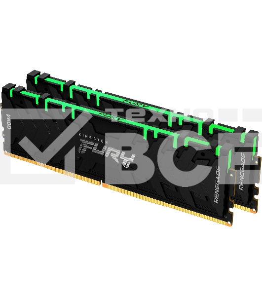 Оперативная память Kingston 16GB 4000MHz DDR4 CL19 DIMM (Kit of 2) FURY Renegade RGB
