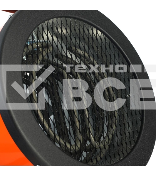 Электрокалорифер PATRIOT PT-R 5 633307265 (Мощность по ступеням 3.0/4.5 кВт, поток воздуха 420м3/час, вес 7кг)