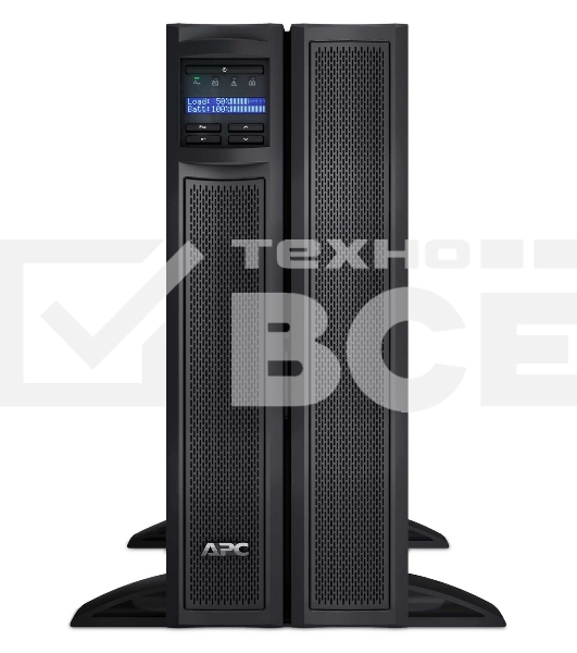 Источник бесперебойного питания APC Smart-UPS X SMX2200RMHV2U 1980Вт 2200ВА черный