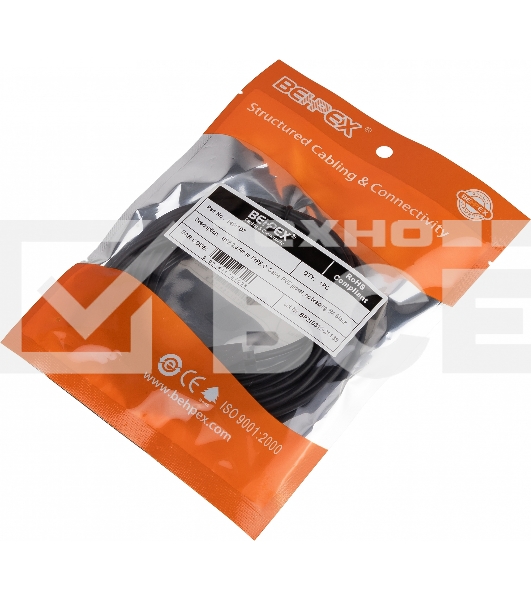 Кабель USB (m)-USB Type-C (m) 3м черный