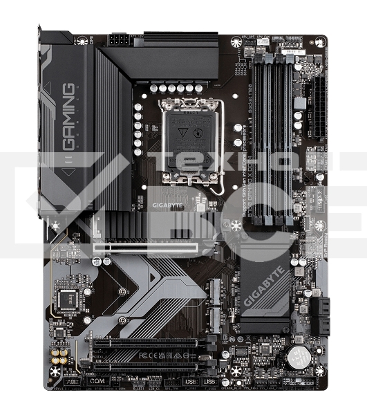 Материнская плата Gigabyte B760 GAMING X DDR4, LGA 1700, Intel B760, 4xDDR4, 4xSATA, 3xM.2, 1xPCIe 4.0 x16, 2xPCIe 3.0 x1, 1xHDMI, 1xDP, 1x 2.5Gb LAN, 1xUSB 3.2 Gen 2, 2xUSB-A 3.2 Gen 1, 5xUSB-A 2.0, 6x3.5 мм, 7.1, ATX