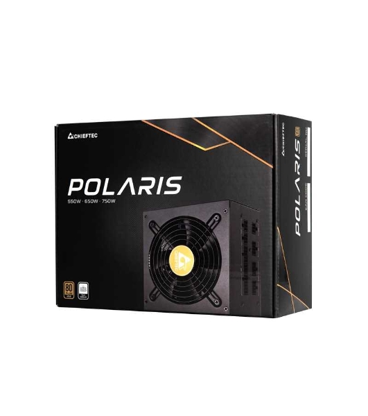 Блок питания Chieftec Polaris PPS-550FC (ATX 2.4, 550W, 80 PLUS GOLD, Active PFC, 120мм fan, Full Cable Management) Retail