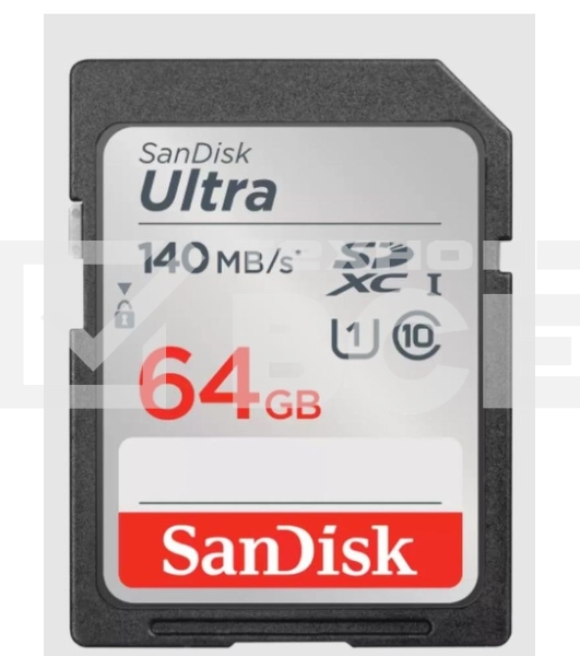 Карта памяти SANDISK SDXC 64GB UHS-I SDSDUNB-064G-GN6IN