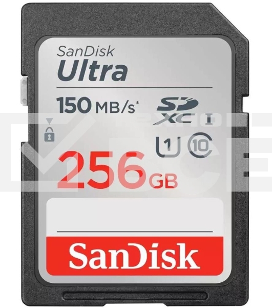 Флеш карта SD 256GB SanDisk SDXC Class 10 UHS-I Ultra 120MB/s