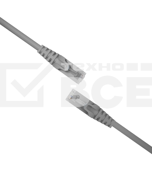 Патч-корд NTSS NTSS-PC-FTP-RJ45-5e-5.0-LSZH-GY NTSS-PC-FTP-RJ45-5E-5.0-LSZH FTP RJ-45 вил.-вилка RJ-45 кат.5E 5м серый LSZH (уп.:1шт) 26AWG