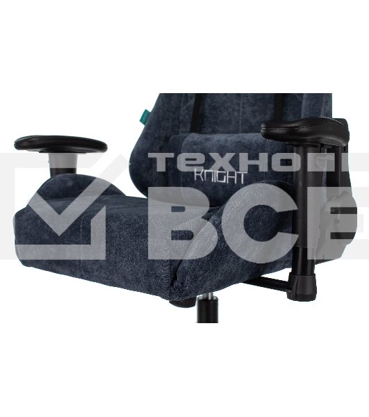 Кресло игровое Бюрократ VIKING KNIGHT LT27 FABRIC синий крестовина металл/пластик