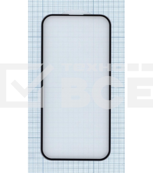 Защитное стекло 6D для Apple iPhone 14 Pro черный