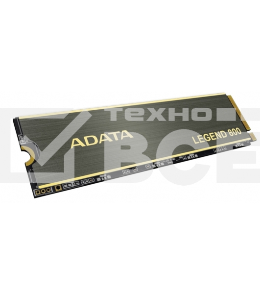 Накопитель SSD ADATA LEGEND 800, 1Tb, PCIe 4.0 x4, M.2 2280, NVMe, R/W 3500/2200, с радиатором