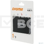 Накопитель SSD Digma Run P1, 1Tb, SATA III, 2.5