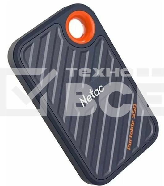Флеш диск Netac ZX20 2TB USB 3.2 Gen 2 Type-C External SSD, R/W up to 2000MB/1800MB/s, with USB C to A cable and 20Gbps USB C to C cable 5Y wty