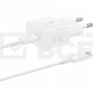 Сетевое зар./устр. Samsung EP-T2510 25W 3A (PD) USB Type-C белый
