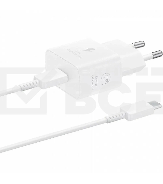 Сетевое зар./устр. Samsung EP-T2510 25W 3A (PD) USB Type-C белый