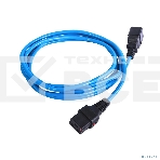 Шнур питания с фиксатором REM IEC 60320 C19/IEC 60320 C20, 16 А/250 В (3 x 1,5), длина 1,8 м, синий R-16-Cord-C19-C20-1.8-Blue, фото5