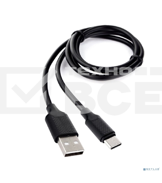 Кабель USB 2.0 Cablexpert CCB-USB2-AMCMO2-1MB, AM/Type-C, издание Classic 0.2, длина 1м, черный, блистер