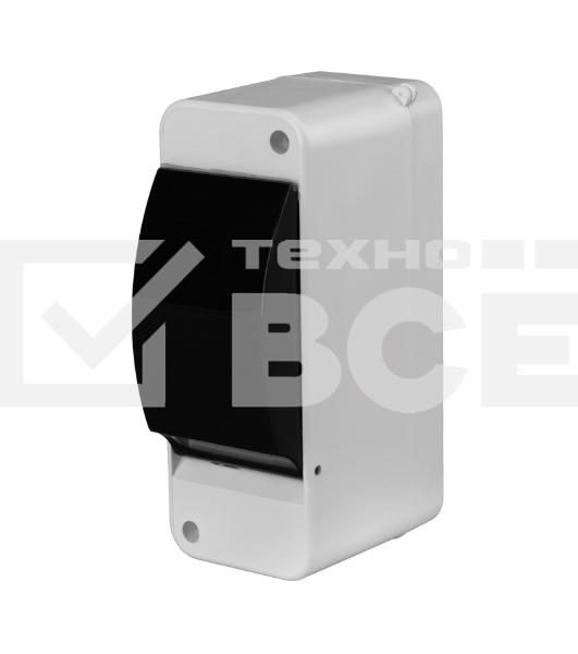 Корпус пластиковый Rexant с крышкой КМПн 2/2 IP30 на 1-2 модуля белый