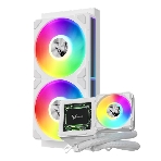 Система жидкостного охлаждения Formula V Line Cryo Wing Digi 240 WH, 240мм, LCD 2.73', 2x120мм, ARGB fans, LGA115X/1200/1700/1851/1366/2011/2066, AM3/AM4/AM5/Ryzen3/Ryzen5/Ryzen7/Threadripper/RT4, фото10