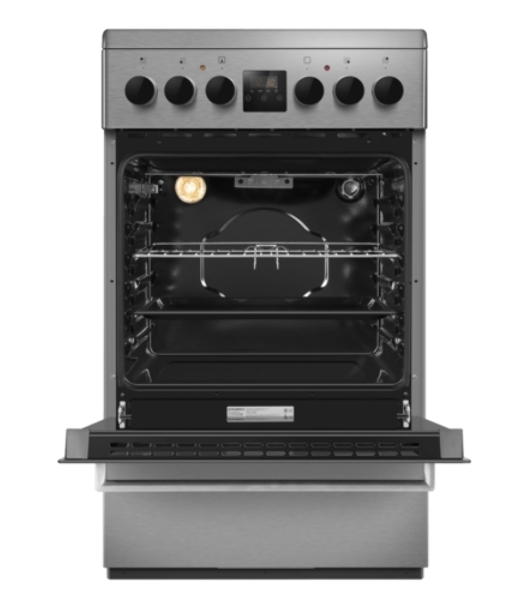 Плита электрическая Maunfeld MEC55CS08D серебристый, конфорок 4 шт, духовка 60 л, 50 см x 85 см x 60 см