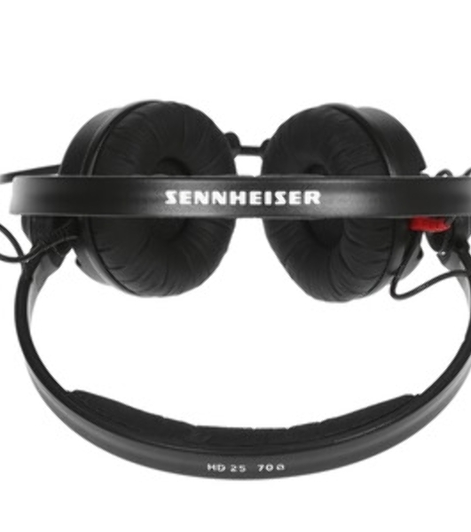 Проводные наушники Sennheiser HD 25 PLUS черный, накладные, Jack 3.5 мм