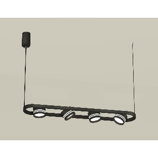 Светильник Ambrella light XB9164153/4 SBK/FR черный песок/белый матовый GX53 (C9164, N8478)