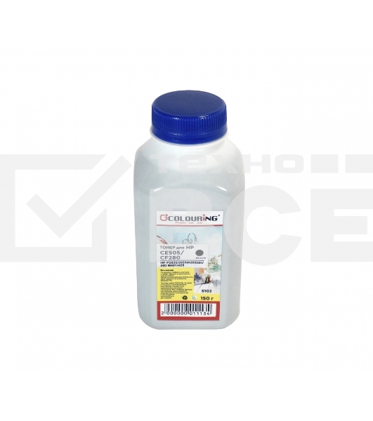 Тонер CG-CE505/CF280 для принтеров HP P2035/2055d/2055dn/400 M401/425 150 гр Colouring Фасовка РФ (СПБ)