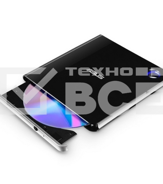 Привод Blu-Ray Asus SBW-06D5H-U/BLK/G/AS черный USB slim внешний RTL